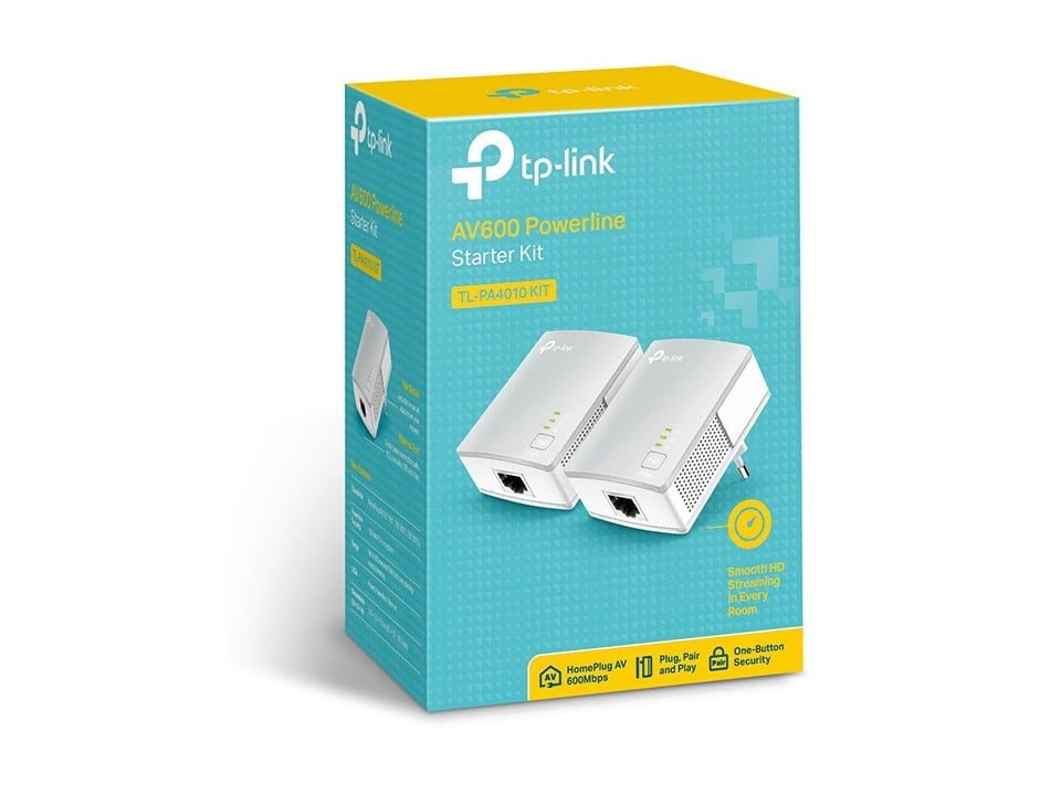 TP-LINK TP-Link TL-PA4010KIT 600 Mbit/s Collegamento ethernet LAN Bianco 2 pz - RETI | TecnoCARE.net Sabaudia, Latina, Terracina, San Felice Circeo e Pontinia