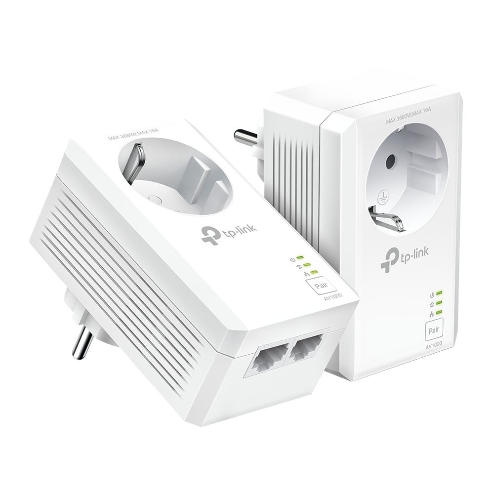 TP-LINK TP-Link TL-PA7027P KIT adattatore di rete PowerLine 1000 Mbit/s Collegamento ethernet LAN Bianco 2 pz - RETI | TecnoCARE.net Sabaudia, Latina, Terracina, San Felice Circeo e Pontinia