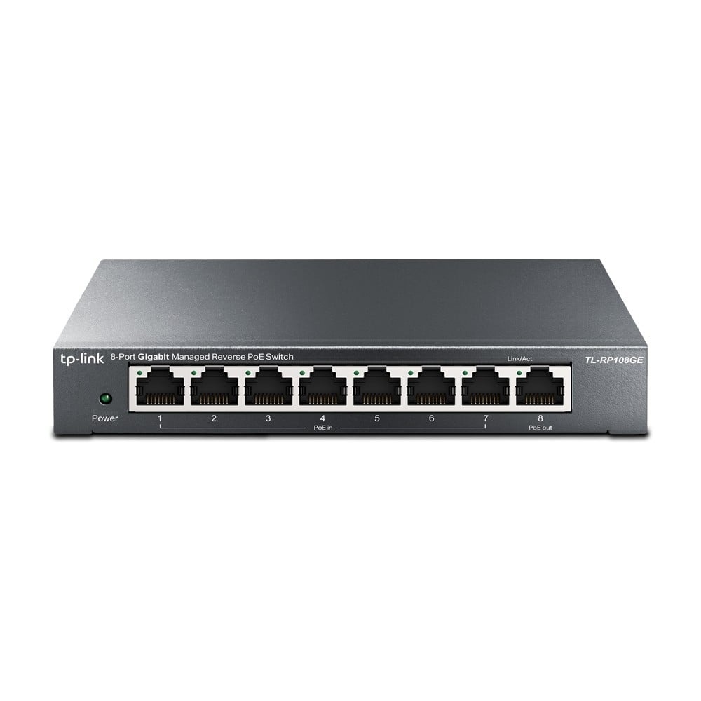 TP-LINK TP-Link RP108GE (TL-RP108GE) 8-Port Gigabit Managed Reverse PoE Switch - RETI | TecnoCARE.net Sabaudia, Latina, Terracina, San Felice Circeo e Pontinia