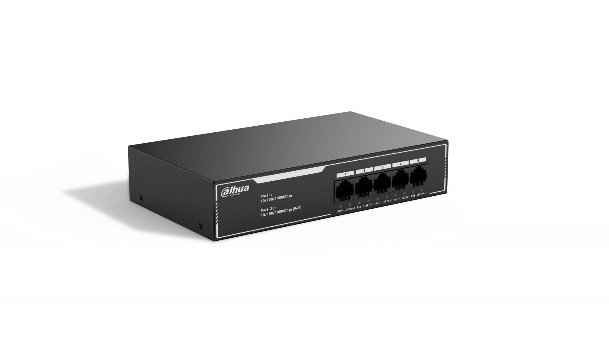 DAHUA Dahua SG1005LP Switch Gigabit PoE Economico a 5 porte con 4 porte PoE - RETI | TecnoCARE.net Sabaudia, Latina, Terracina, San Felice Circeo e Pontinia