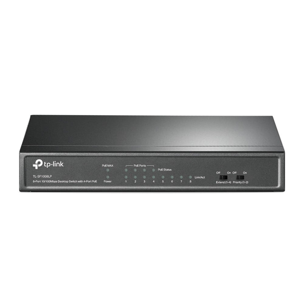 TP-LINK TP-Link TL-SF1008LP switch di rete Non gestito Fast Ethernet (10/100) Supporto Power over Ethernet (PoE) Nero - RETI | TecnoCARE.net Sabaudia, Latina, Terracina, San Felice Circeo e Pontinia