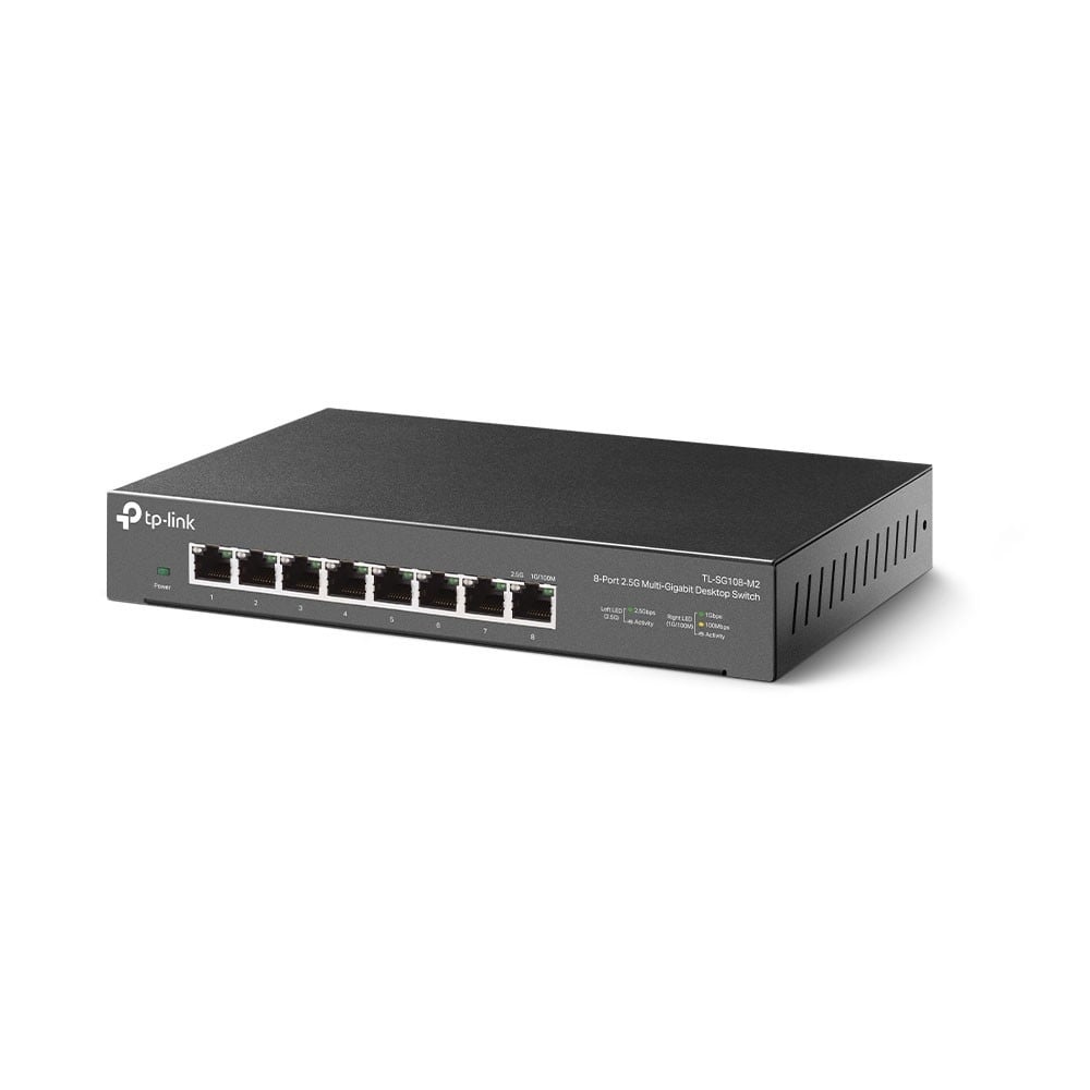 TP-LINK TP-Link TL-SG108-M2 switch di rete Non gestito 2.5G Ethernet (100/1000/2500) Nero - RETI | TecnoCARE.net Sabaudia, Latina, Terracina, San Felice Circeo e Pontinia