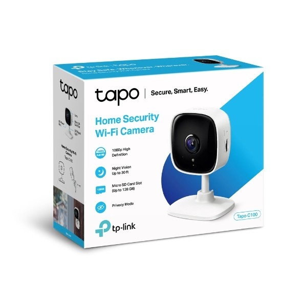 TP-LINK TP-Link Tapo C100 Telecamera di sicurezza IP Interno 1920 x 1080 Pixel - SISTEMI DI SORVEGLIANZA | TecnoCARE.net Sabaudia, Latina, Terracina, San Felice Circeo e Pontinia