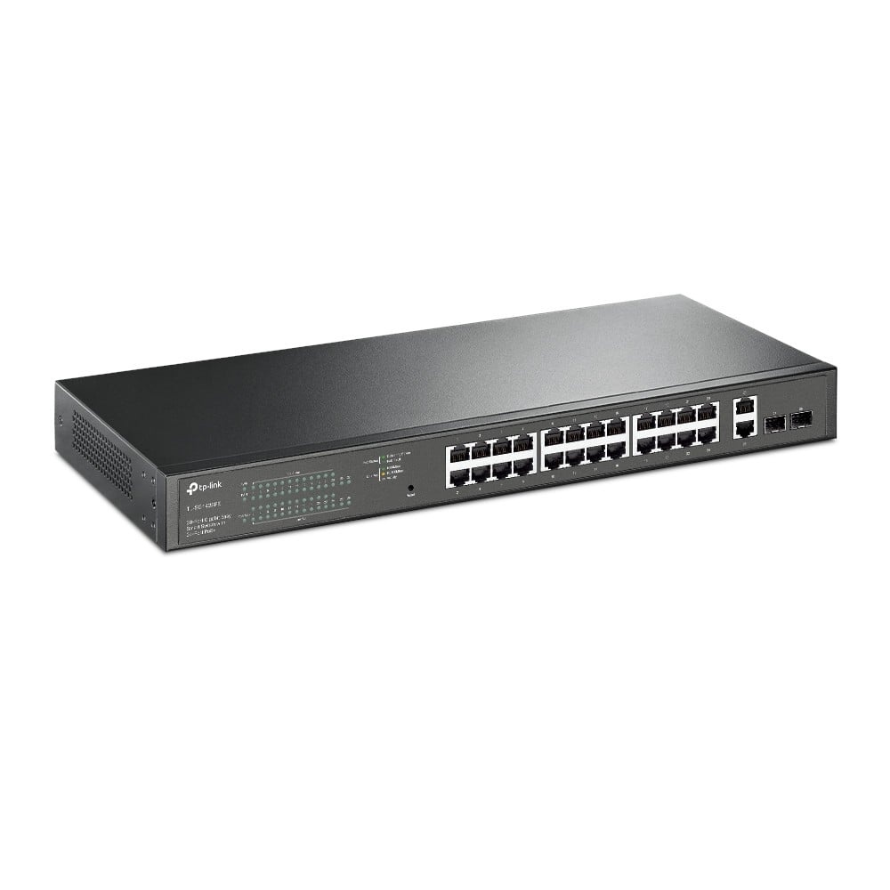 TP-LINK TP-Link TL-SG1428PE switch di rete Gestito L2 Gigabit Ethernet (10/100/1000) Supporto Power over Ethernet (PoE) 1U Nero - RETI | TecnoCARE.net Sabaudia, Latina, Terracina, San Felice Circeo e Pontinia