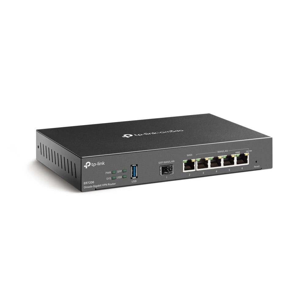 TP-LINK TP-Link ER7206 (TL-ER7206) router cablato Gigabit Ethernet Nero - RETI | TecnoCARE.net Sabaudia, Latina, Terracina, San Felice Circeo e Pontinia
