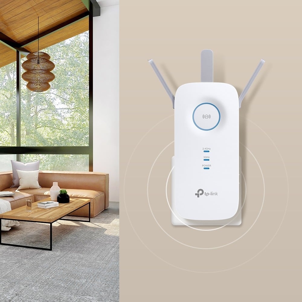 TP-LINK TP-Link RE550 moltiplicatore di rete Ricevitore e trasmettitore di rete Bianco 10, 100, 1000 Mbit/s - RETI | TecnoCARE.net Sabaudia, Latina, Terracina, San Felice Circeo e Pontinia