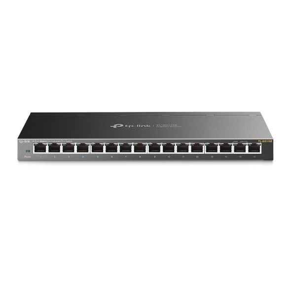 TP-LINK TP-Link TL-SG116E Non gestito L2 Gigabit Ethernet (10/100/1000) Nero - RETI | TecnoCARE.net Sabaudia, Latina, Terracina, San Felice Circeo e Pontinia
