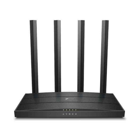 TP-LINK TP-Link ARCHER C6 V4.0 router wireless Gigabit Ethernet Dual-band (2.4 GHz/5 GHz) Nero - RETI | TecnoCARE.net Sabaudia, Latina, Terracina, San Felice Circeo e Pontinia