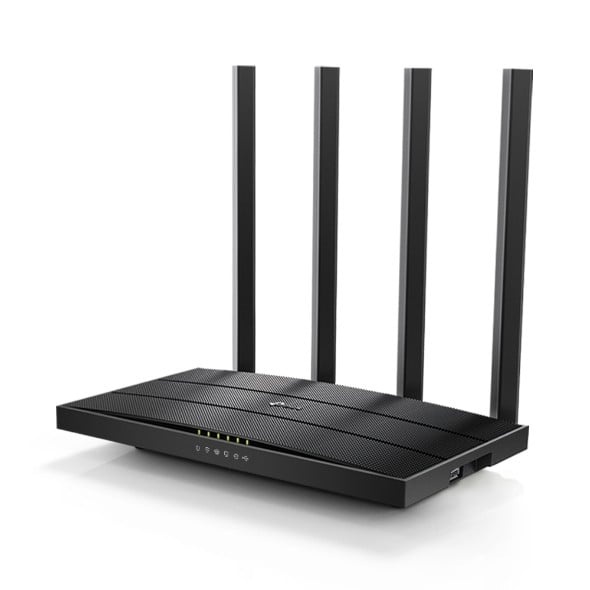 TP-LINK TP-Link Archer C6U router wireless Gigabit Ethernet Dual-band (2.4 GHz/5 GHz) Nero - RETI | TecnoCARE.net Sabaudia, Latina, Terracina, San Felice Circeo e Pontinia