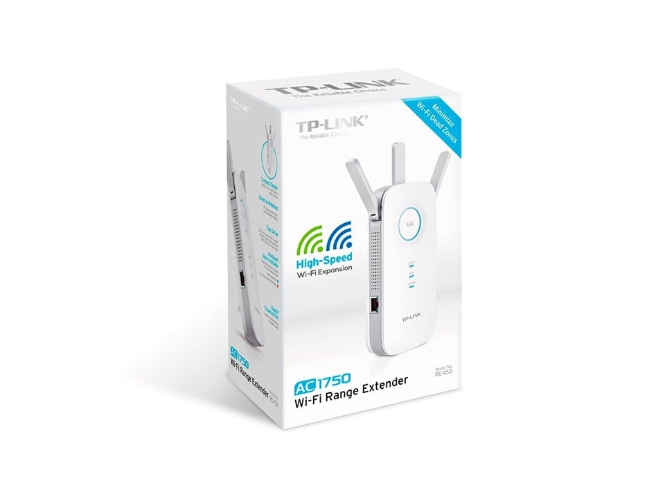 TP-LINK TP-Link RE450 moltiplicatore di rete Trasmettitore di rete Bianco 10, 100, 1000 Mbit/s - RETI | TecnoCARE.net Sabaudia, Latina, Terracina, San Felice Circeo e Pontinia