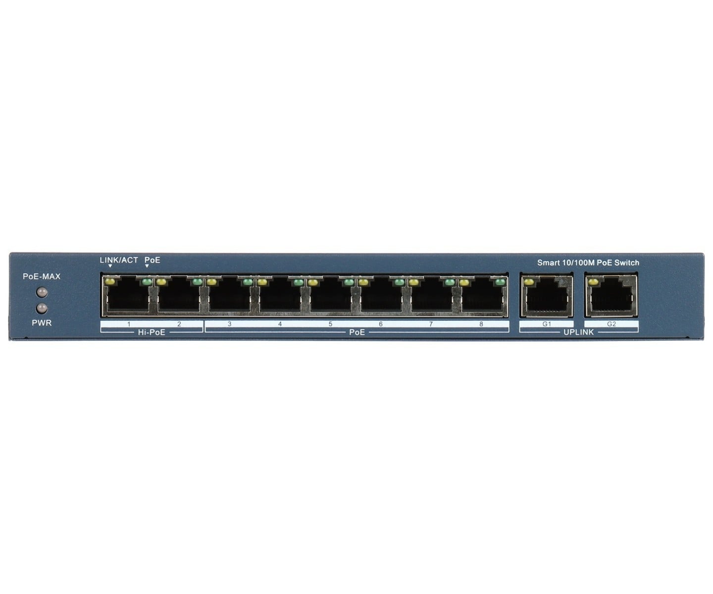 HIKVISION Hikvision DS-3E1310HP-EI(B) switch di rete Gestito Fast Ethernet (10/100) Supporto Power over Ethernet (PoE) Grigio - RETI | TecnoCARE.net Sabaudia, Latina, Terracina, San Felice Circeo e Pontinia