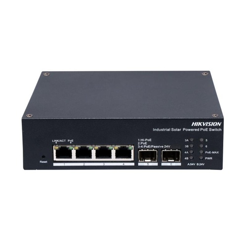 HIKVISION HIKVISION SWITCH INDUSTRIALE SOLAR SMART MANAGED GIGABIT HI-POE - SWITCH E HUB | TecnoCARE.net Sabaudia, Latina, Terracina, San Felice Circeo e Pontinia