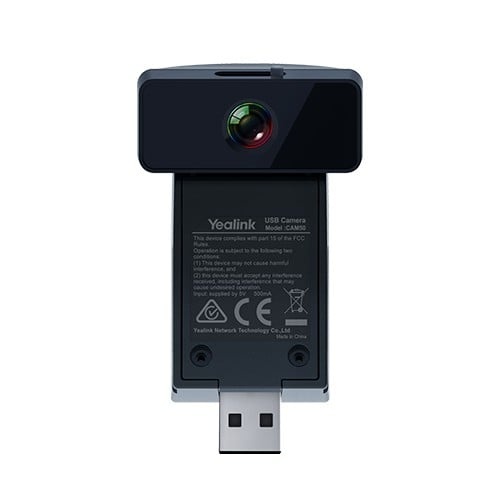 YEALINK Yealink CAM50 telecamera per videoconferenza 2 MP Nero 1280 x 720 Pixel 30 fps - ATTREZZATURE PER CONFERENZE | TecnoCARE.net Sabaudia, Latina, Terracina, San Felice Circeo e Pontinia