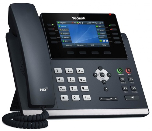 YEALINK Yealink SIP-T46U telefono IP Grigio LCD Wi-Fi - APPARECCHIATURA TELEFONICA | TecnoCARE.net Sabaudia, Latina, Terracina, San Felice Circeo e Pontinia