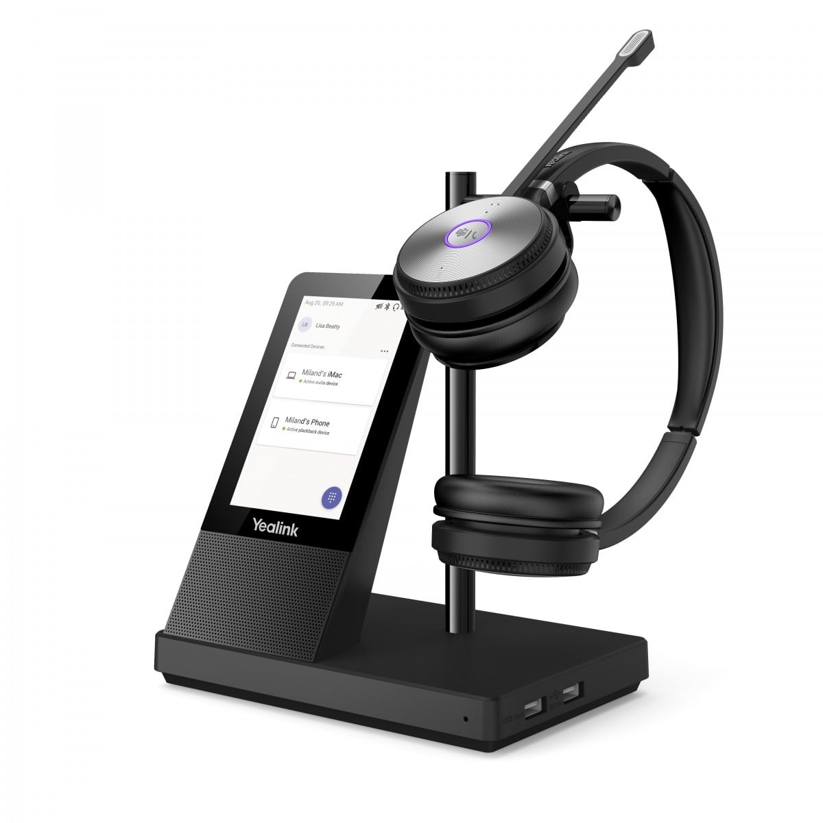 YEALINK Yealink WH66 Dual Teams Sistema di audioconferenza personale Wireless A Padiglione Ufficio USB tipo A Bluetooth Base di ricarica Nero - AUDIO E CUFFIE PORTATILI | TecnoCARE.net Sabaudia, Latina, Terracina, San Felice Circeo e Pontinia