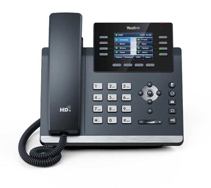 YEALINK Yealink SIP-T44U telefono IP Grigio 8 linee LCD Wi-Fi - APPARECCHIATURA TELEFONICA | TecnoCARE.net Sabaudia, Latina, Terracina, San Felice Circeo e Pontinia