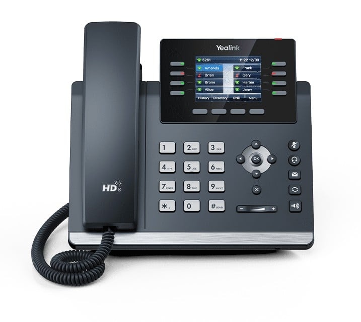 YEALINK Yealink SIP-T44U telefono IP Grigio 8 linee LCD Wi-Fi - APPARECCHIATURA TELEFONICA | TecnoCARE.net Sabaudia, Latina, Terracina, San Felice Circeo e Pontinia