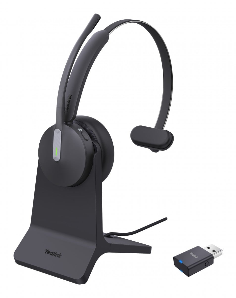 YEALINK Yealink WH64 Hybird Mono with Charging Stand Teams Auricolare Wireless A Padiglione Ufficio USB tipo-C Bluetooth Base di ricarica Nero - AUDIO E CUFFIE PORTATILI | TecnoCARE.net Sabaudia, Latina, Terracina, San Felice Circeo e Pontinia