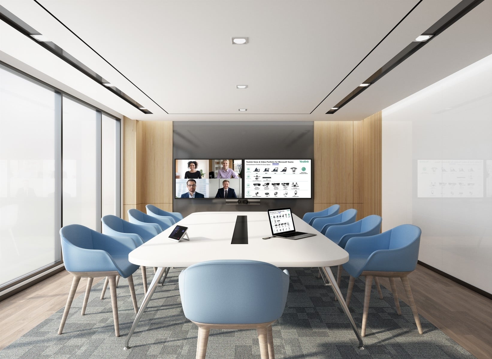 YEALINK Yealink Video Collaboration Bar MeetingBar A30 per Teams - ATTREZZATURE PER CONFERENZE | TecnoCARE.net Sabaudia, Latina, Terracina, San Felice Circeo e Pontinia