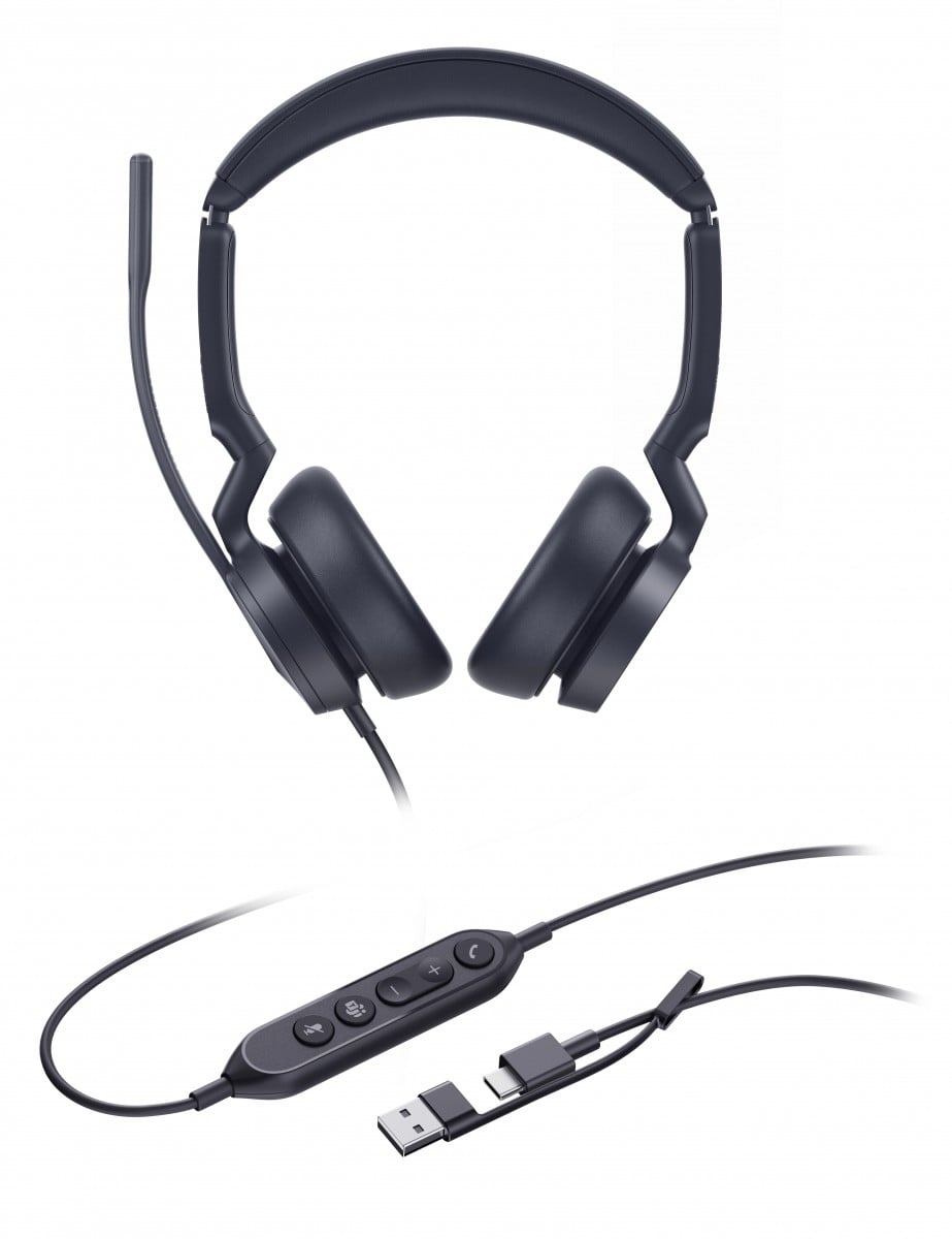 YEALINK Yealink UH46 Dual Teams USB-C/A Auricolare Cablato A Padiglione Ufficio USB Type-C / USB Type-A Nero - AUDIO E CUFFIE PORTATILI | TecnoCARE.net Sabaudia, Latina, Terracina, San Felice Circeo e Pontinia