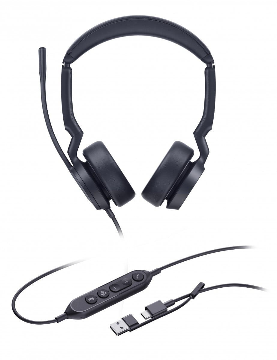 YEALINK Yealink UH44 Dual Teams USB-C/A Auricolare Cablato A Padiglione Ufficio USB Type-C / USB Type-A Nero - AUDIO E CUFFIE PORTATILI | TecnoCARE.net Sabaudia, Latina, Terracina, San Felice Circeo e Pontinia