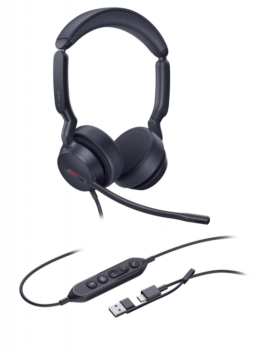 YEALINK Yealink UH44 Dual Teams USB-C/A Auricolare Cablato A Padiglione Ufficio USB Type-C / USB Type-A Nero - AUDIO E CUFFIE PORTATILI | TecnoCARE.net Sabaudia, Latina, Terracina, San Felice Circeo e Pontinia