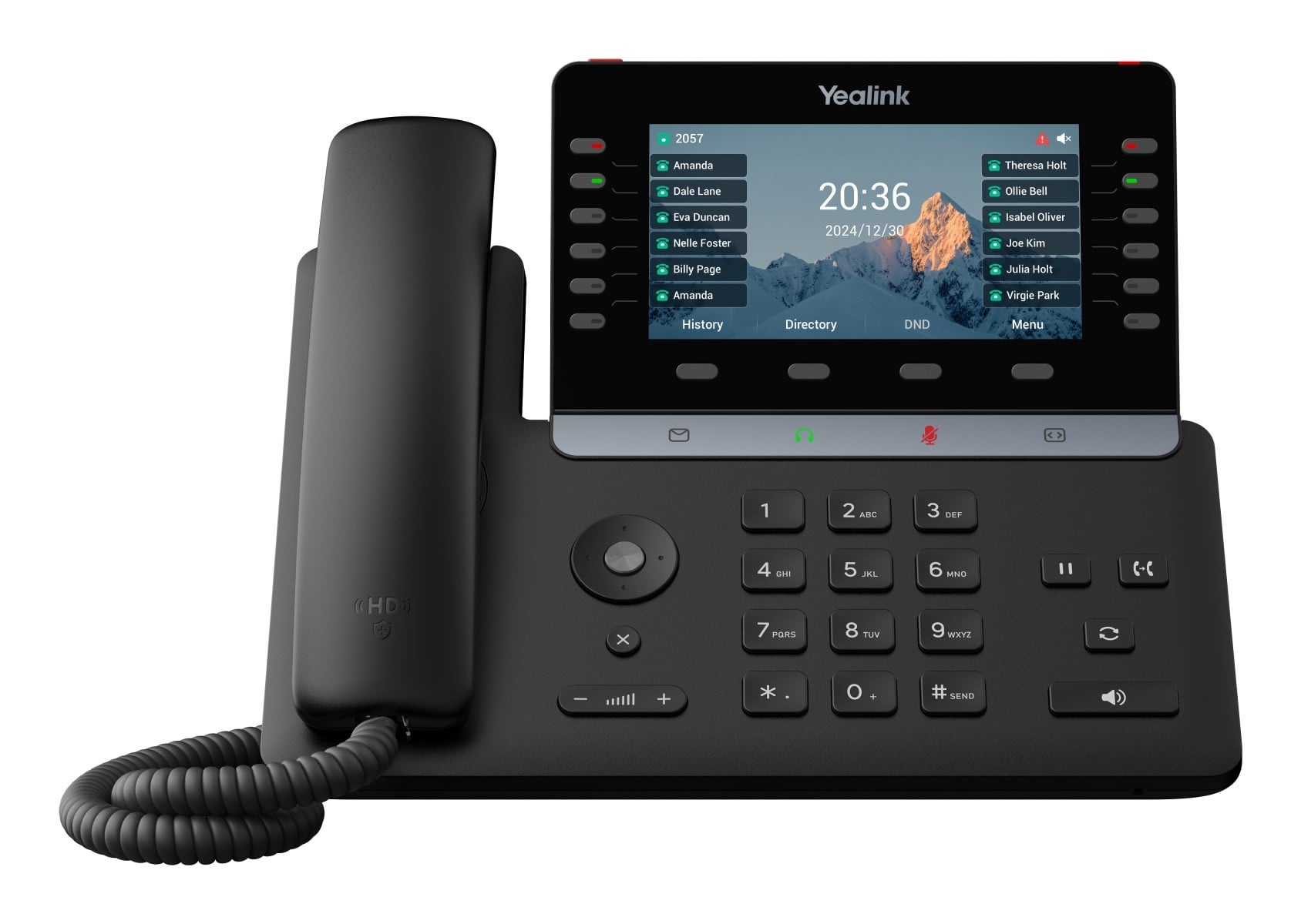 YEALINK Yealink T85W telefono IP Nero LCD Wi-Fi - APPARECCHIATURA TELEFONICA | TecnoCARE.net Sabaudia, Latina, Terracina, San Felice Circeo e Pontinia