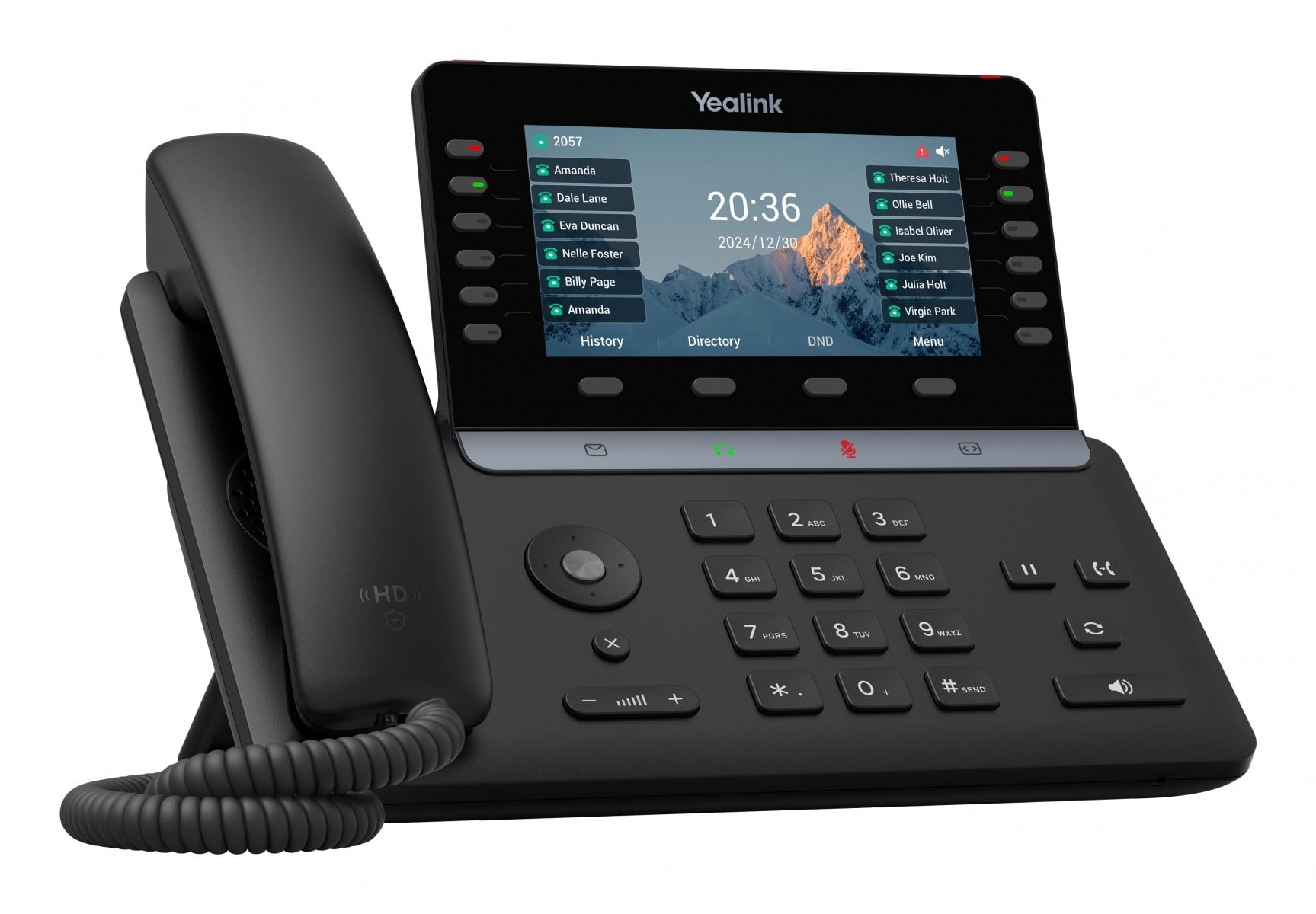 YEALINK Yealink T85W telefono IP Nero LCD Wi-Fi - APPARECCHIATURA TELEFONICA | TecnoCARE.net Sabaudia, Latina, Terracina, San Felice Circeo e Pontinia