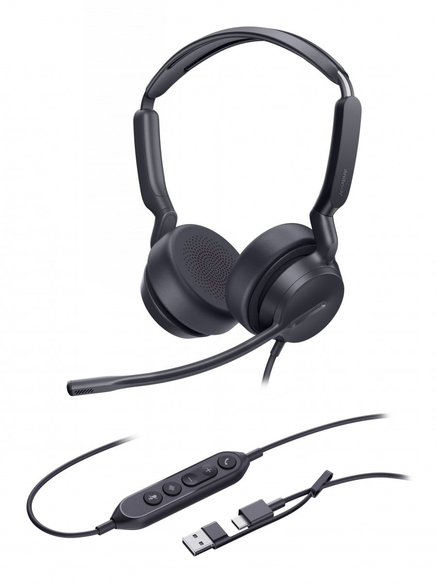 YEALINK Yealink UH42 Dual UC USB-C/A Auricolare Cablato A Padiglione Musica e Chiamate USB Type-C / USB Type-A Nero - AUDIO E CUFFIE PORTATILI | TecnoCARE.net Sabaudia, Latina, Terracina, San Felice Circeo e Pontinia