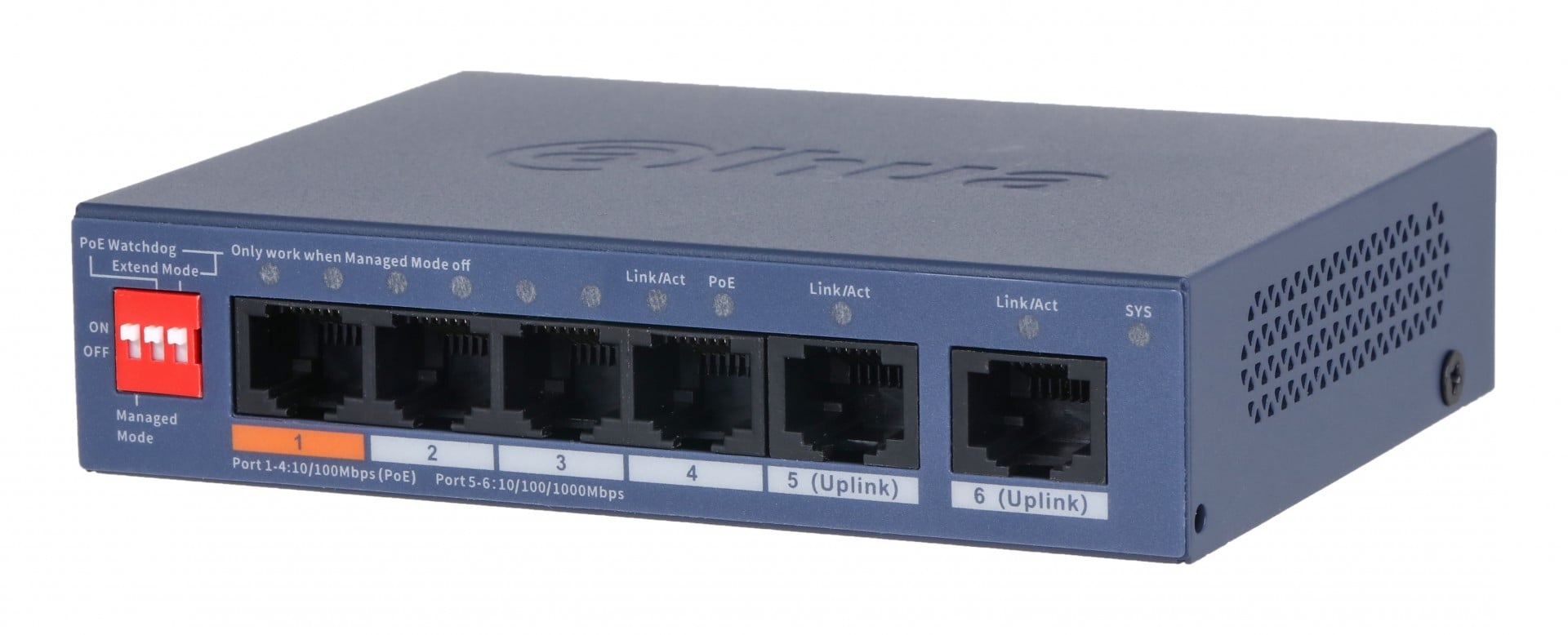 DAHUA Dahua CS4006-4ET2GT-60 Switch PoE gestito Fastethernet - RETI | TecnoCARE.net Sabaudia, Latina, Terracina, San Felice Circeo e Pontinia
