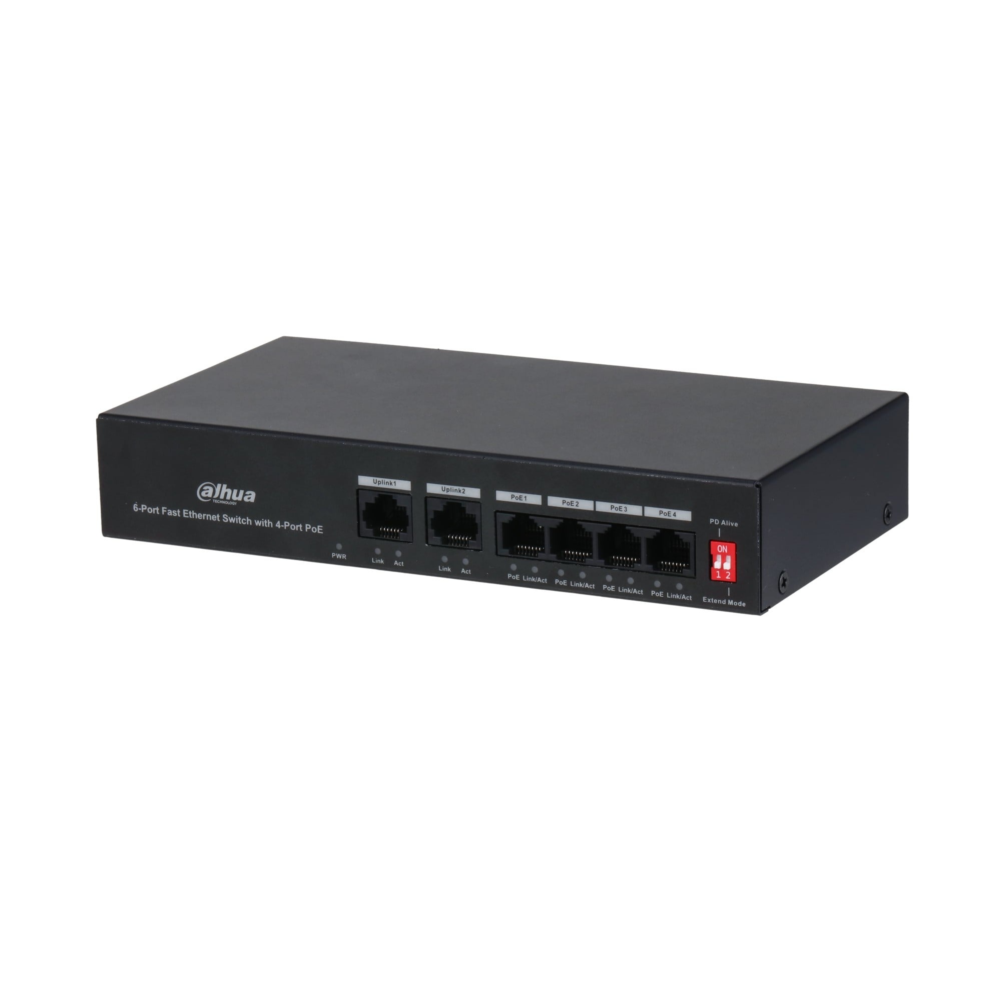 DAHUA Dahua PFS3006-4ET-36 Switch Fast Ethernet a 6 porte con 4 porte PoE - RETI | TecnoCARE.net Sabaudia, Latina, Terracina, San Felice Circeo e Pontinia