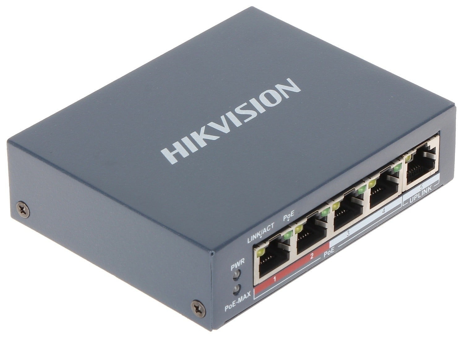 HIKVISION Hikvision DS-3E0105P-E(B) Switch POE Fast Ethernet non gestito a 4 porte - RETI | TecnoCARE.net Sabaudia, Latina, Terracina, San Felice Circeo e Pontinia