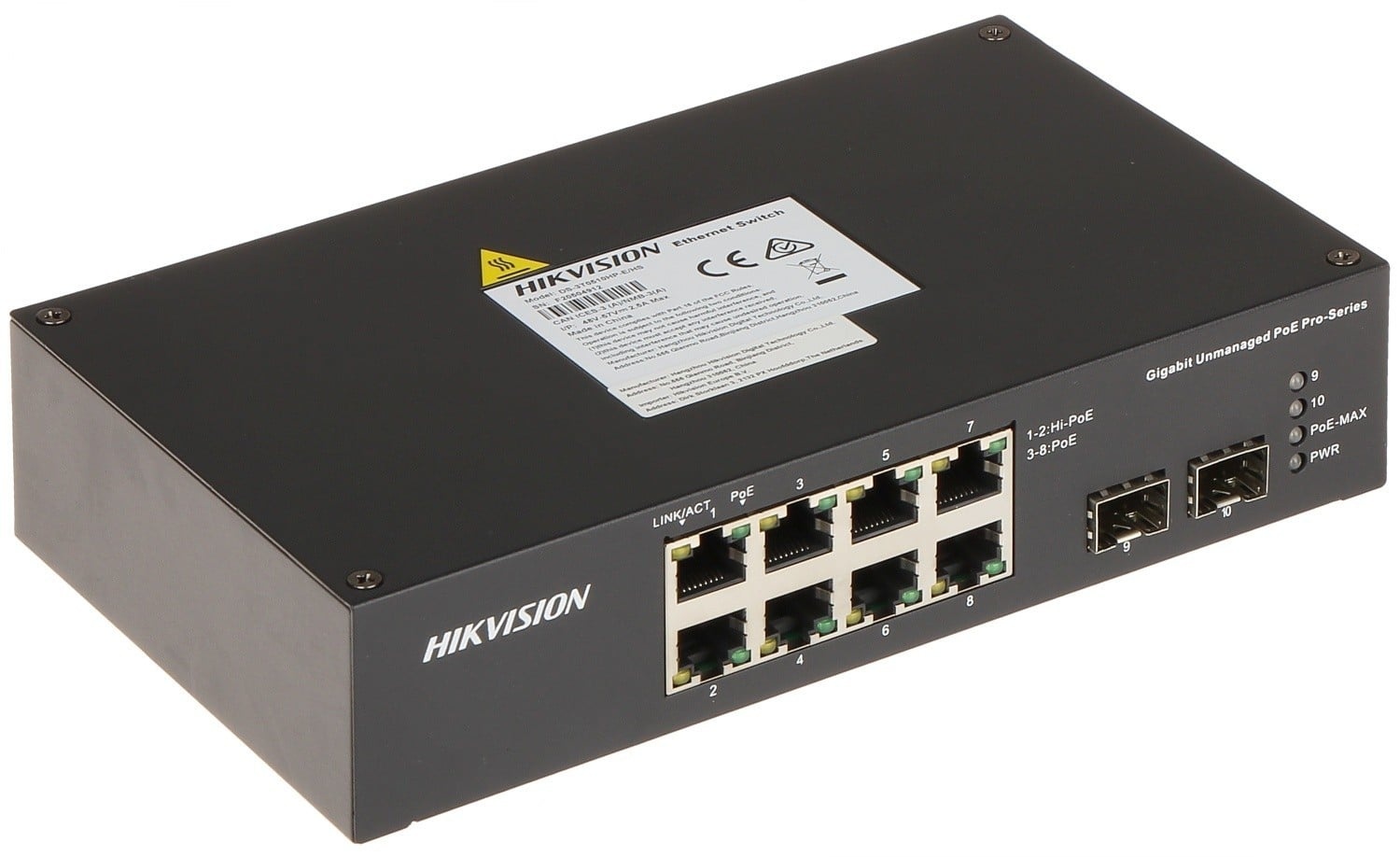 HIKVISION Hikvision DS-3T0510HP-E/HS Switch - RETI | TecnoCARE.net Sabaudia, Latina, Terracina, San Felice Circeo e Pontinia