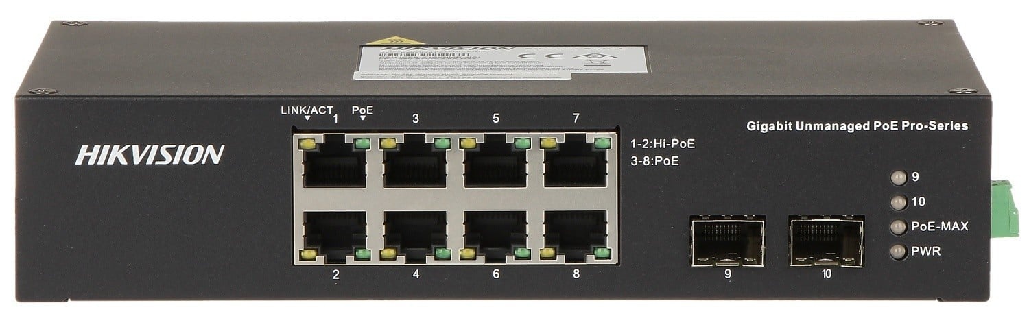 HIKVISION Hikvision DS-3T0510HP-E/HS Switch - RETI | TecnoCARE.net Sabaudia, Latina, Terracina, San Felice Circeo e Pontinia