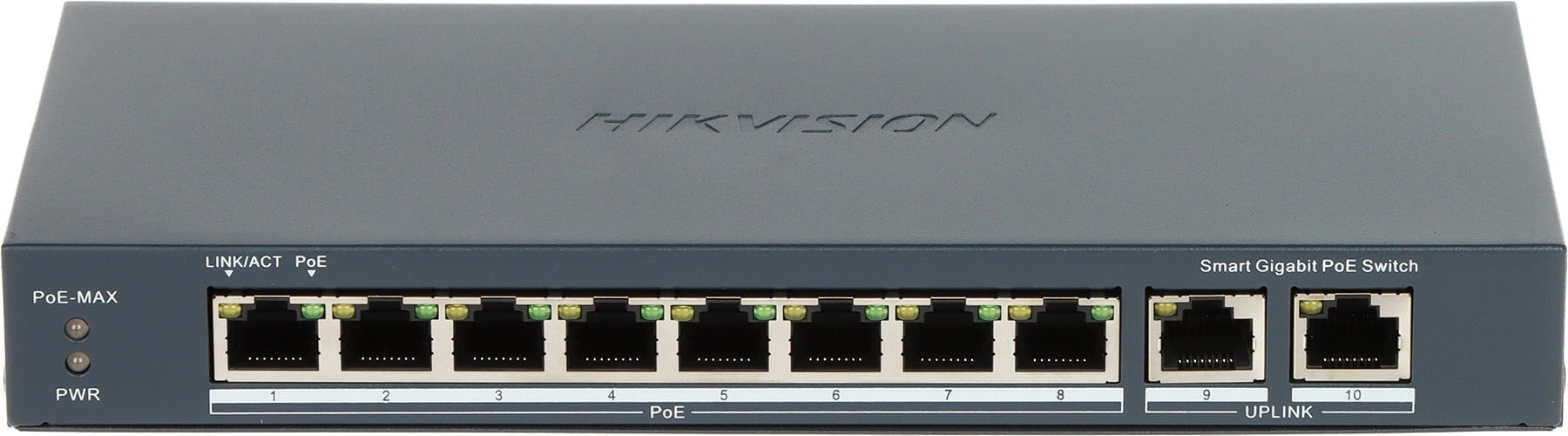 HIKVISION Hikvision DS-3E1510P-EI switch di rete Managed Gigabit Ethernet PoE 8 porte - RETI | TecnoCARE.net Sabaudia, Latina, Terracina, San Felice Circeo e Pontinia