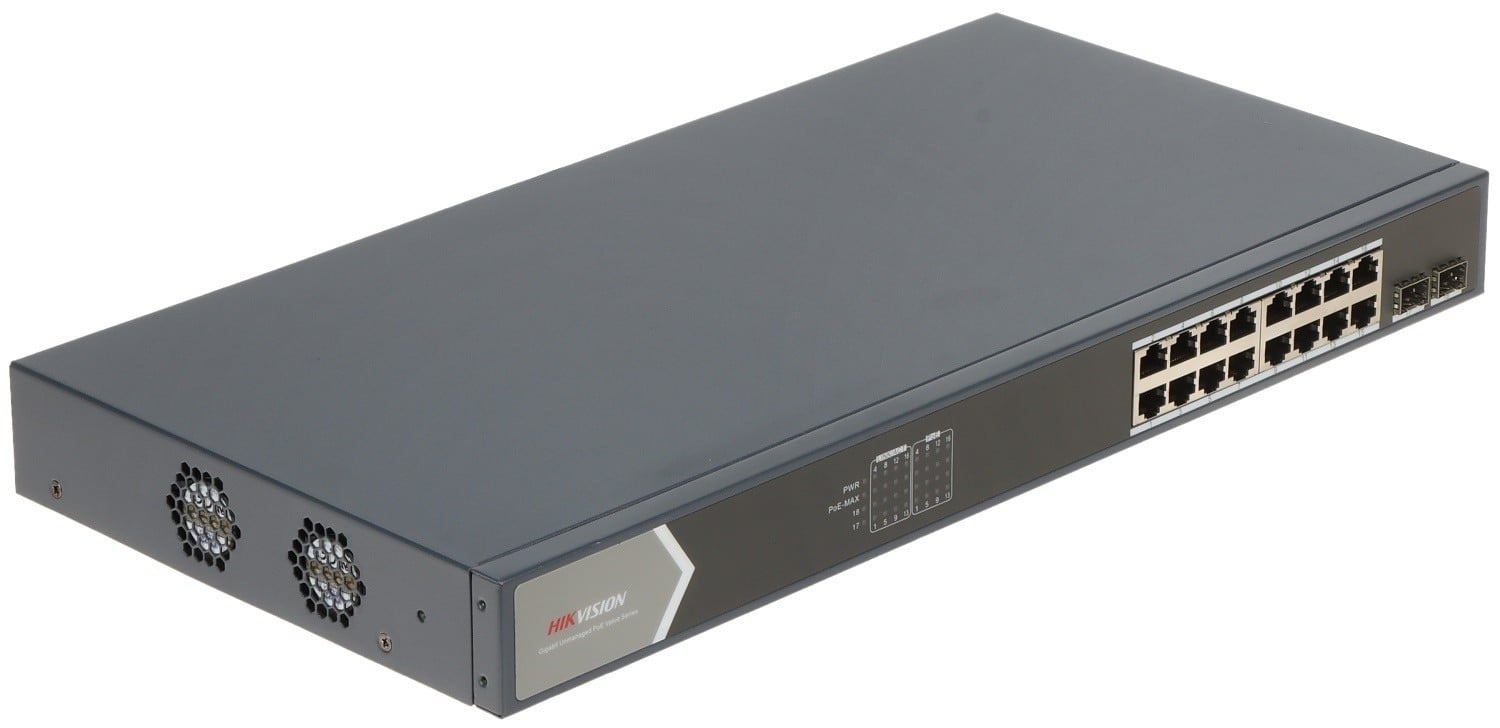 HIKVISION Hikvision DS-3E1518P-SI Switch PoE - RETI | TecnoCARE.net Sabaudia, Latina, Terracina, San Felice Circeo e Pontinia