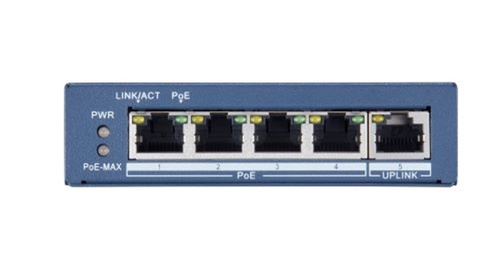 HIKVISION HIKVISION SWITCH 4 PORT GIGABIT UNMANAGED POE SWITCH  1 GIGABIT RJ45 UPLINK PORT, 802.3AF/AT, POE PO - SWITCH E HUB | TecnoCARE.net Sabaudia, Latina, Terracina, San Felice Circeo e Pontinia
