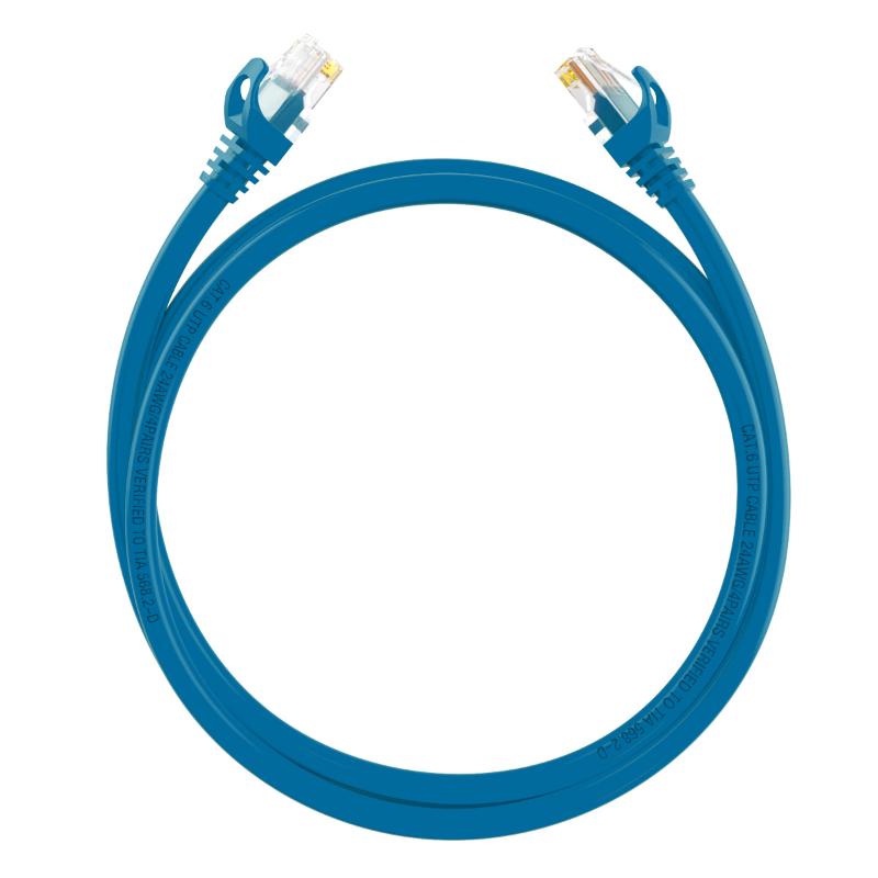 HIKVISION HIKVISION CAVO PATCH CORD, CAT6, U/UTP, 24AWG, CU, PVC SHEATH, 30U, BLU, 0,5M - CAVI DI RETE | TecnoCARE.net Sabaudia, Latina, Terracina, San Felice Circeo e Pontinia