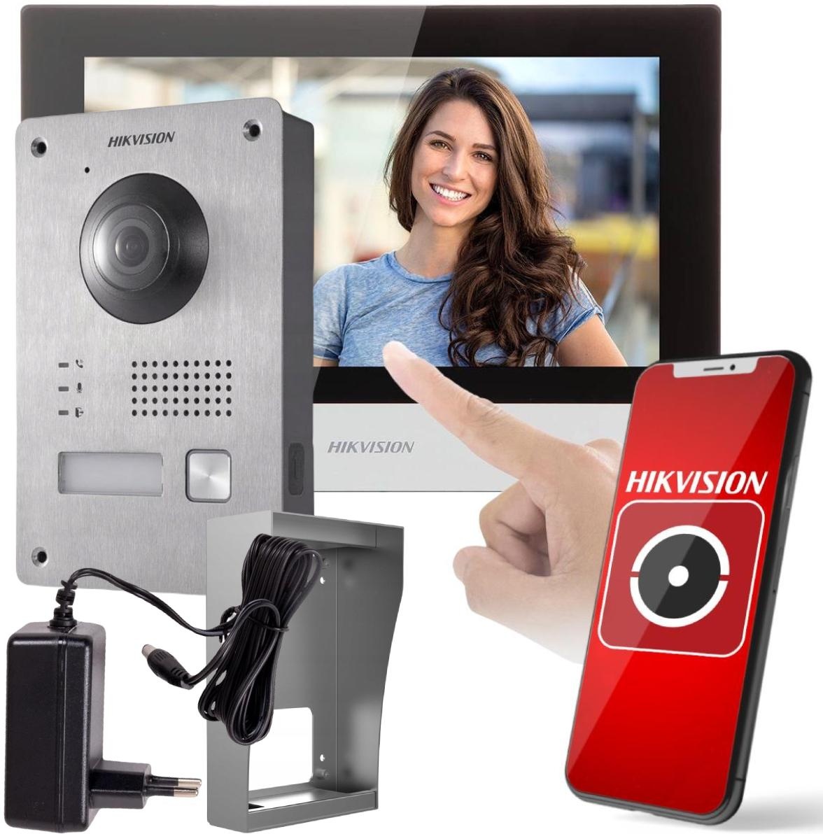 HIKVISION Hikvision DS-KIS703Y-P Kit di interfono video IP digitale a due fili - ACCESSO E CONTROLLO | TecnoCARE.net Sabaudia, Latina, Terracina, San Felice Circeo e Pontinia