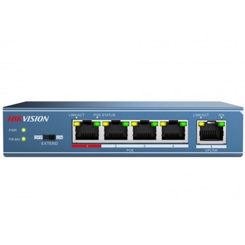HIKVISION HIKVISION SWITCH 10/100 POE METALLICO 45W - SWITCH E HUB | TecnoCARE.net Sabaudia, Latina, Terracina, San Felice Circeo e Pontinia