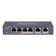 HIKVISION HIKVISION SWITCH 10/100 POE METALLICO L2, UNMANAGED, 4 10/100M RJ45 POE PORTS, 2 10/100M RJ45 UPLINK - SWITCH E HUB | TecnoCARE.net Sabaudia, Latina, Terracina, San Felice Circeo e Pontinia