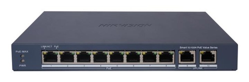 HIKVISION HIKVISION SWITCH SMART MANAGED POE 10/100 8 POE PORTS - SWITCH E HUB | TecnoCARE.net Sabaudia, Latina, Terracina, San Felice Circeo e Pontinia
