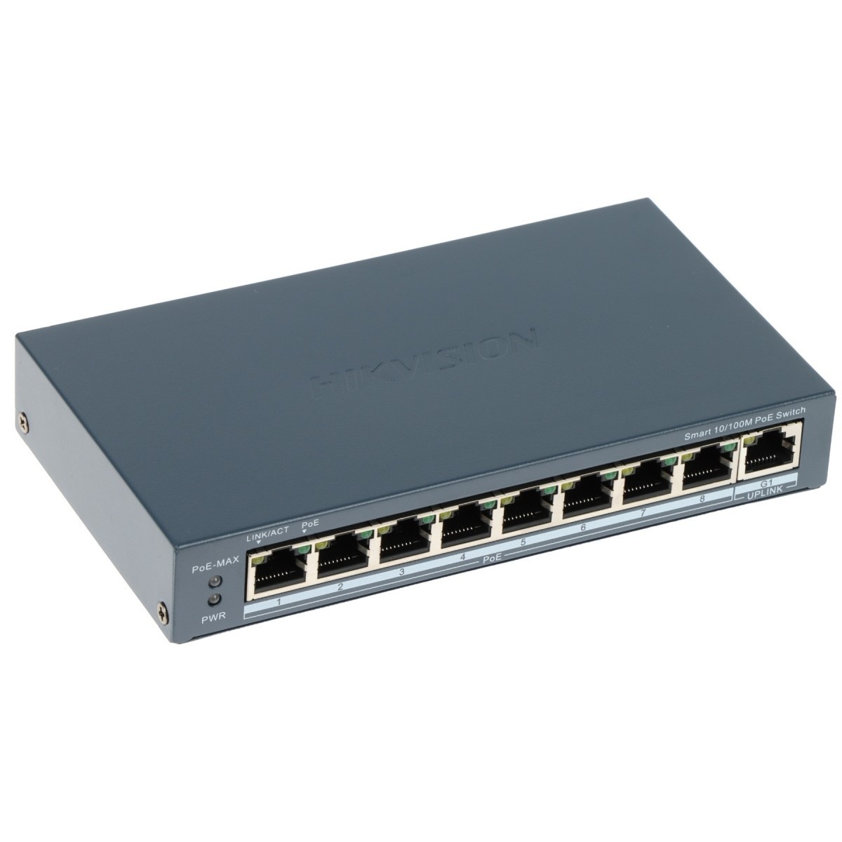 HIKVISION Hikvision DS-3E1309P-EI(B) Switch POE Smart Fast Ethernet a 8 porte - RETI | TecnoCARE.net Sabaudia, Latina, Terracina, San Felice Circeo e Pontinia