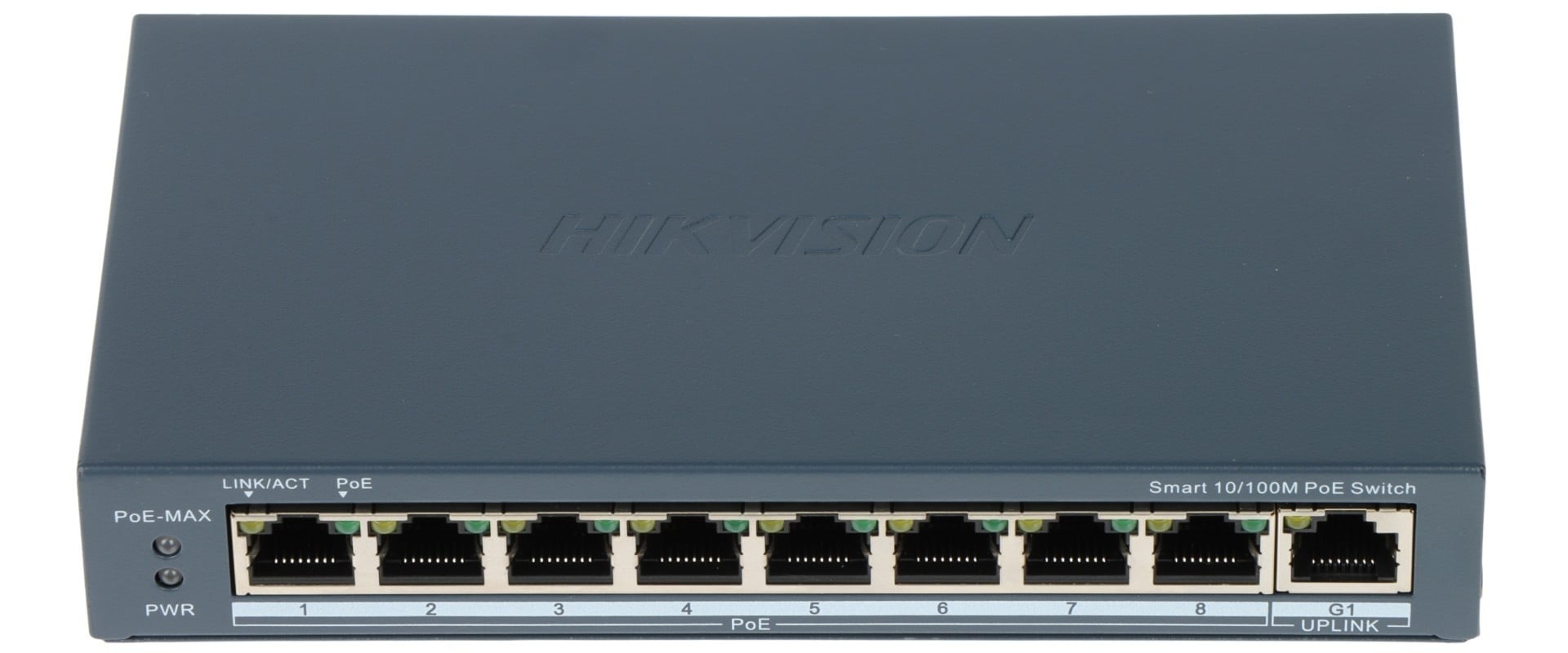 HIKVISION Hikvision DS-3E1309P-EI(B) Switch POE Smart Fast Ethernet a 8 porte - RETI | TecnoCARE.net Sabaudia, Latina, Terracina, San Felice Circeo e Pontinia