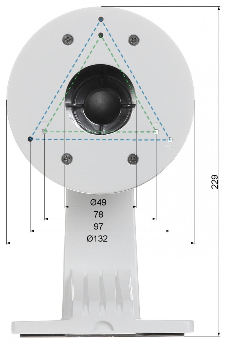 HIKVISION Hikvision DS-1273ZJ-130-TRL Wall mount - SISTEMI DI SORVEGLIANZA | TecnoCARE.net Sabaudia, Latina, Terracina, San Felice Circeo e Pontinia