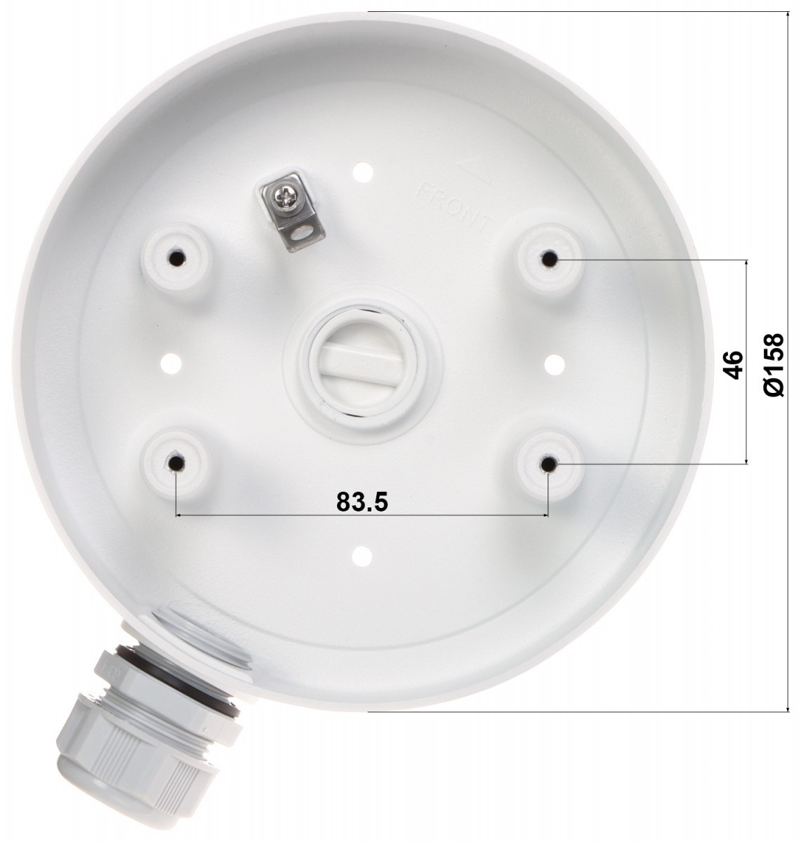 HIKVISION Hikvision DS-1280ZJ-SD11 Junction box - SISTEMI DI SORVEGLIANZA | TecnoCARE.net Sabaudia, Latina, Terracina, San Felice Circeo e Pontinia