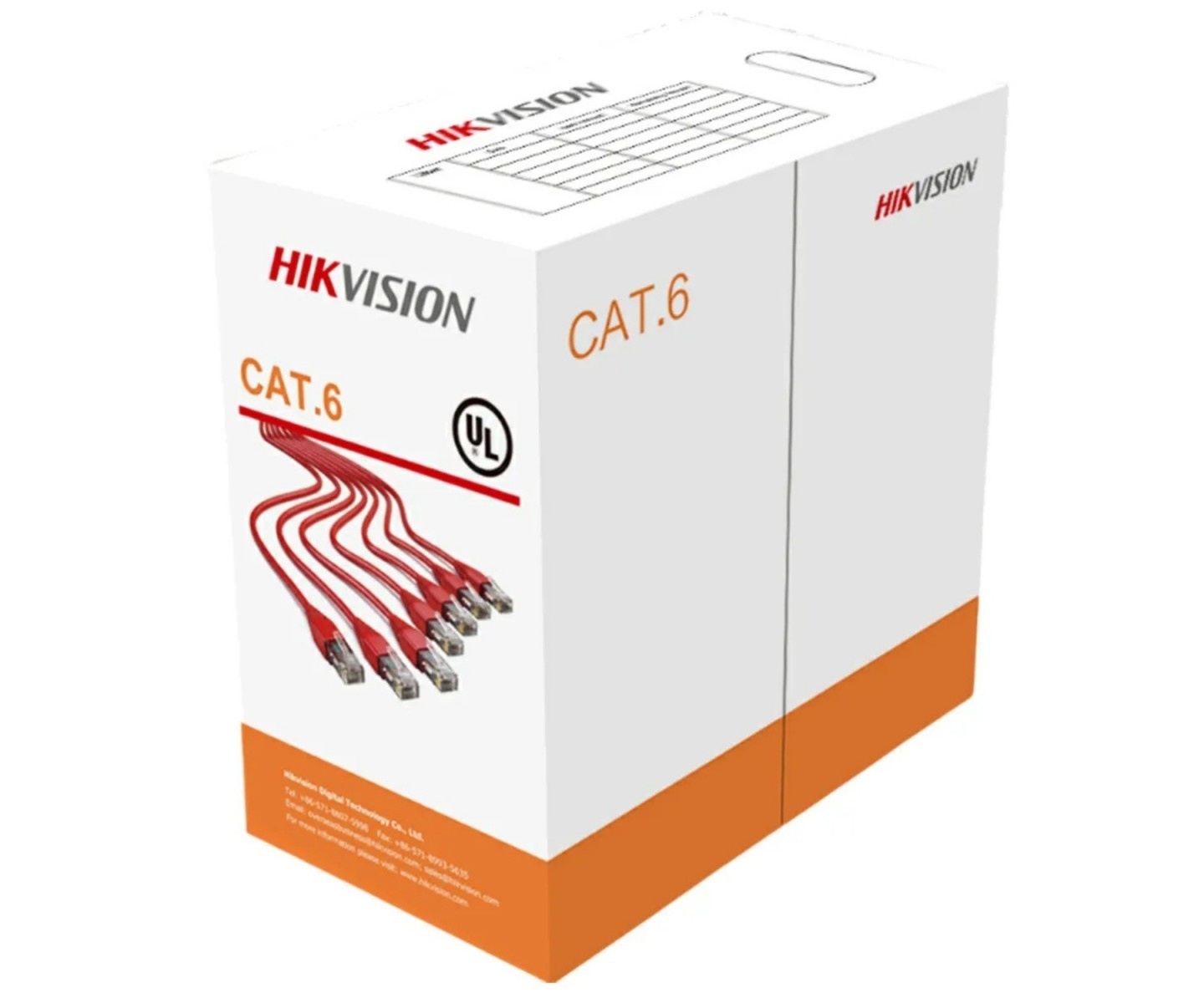 HIKVISION Hikvision DS-1LN6-UU 305 m cavo di rete CAT6 UTP (Rame solido, 0,565 mm, CM) - CAVI PER COMPUTER E PERIFERICHE | TecnoCARE.net Sabaudia, Latina, Terracina, San Felice Circeo e Pontinia