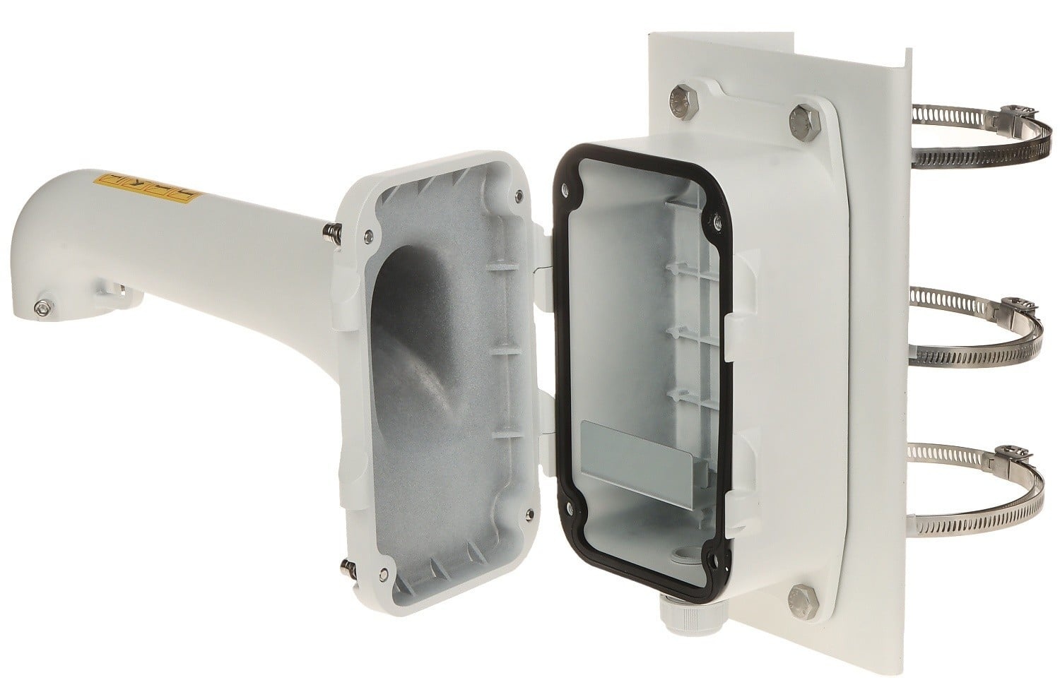 HIKVISION Hikvision DS-1604ZJ-BOX-POLE Supporto per montaggio su palo - SISTEMI DI SORVEGLIANZA | TecnoCARE.net Sabaudia, Latina, Terracina, San Felice Circeo e Pontinia