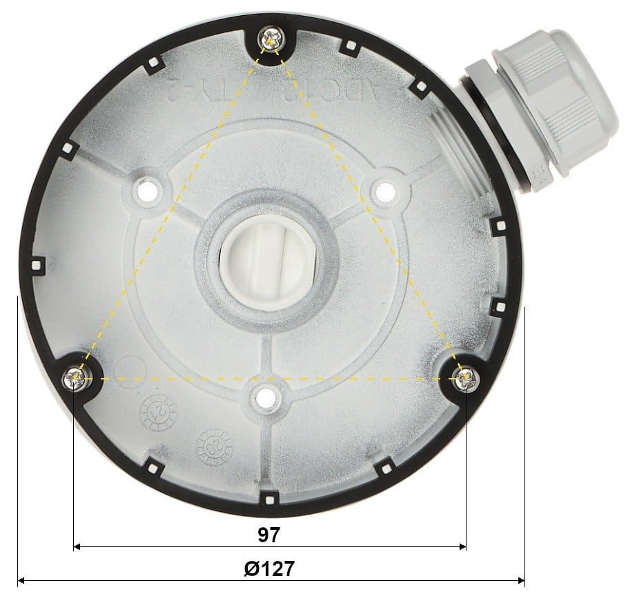 HIKVISION Hikvision DS-1280ZJ-DM8 Junction box - SISTEMI DI SORVEGLIANZA | TecnoCARE.net Sabaudia, Latina, Terracina, San Felice Circeo e Pontinia