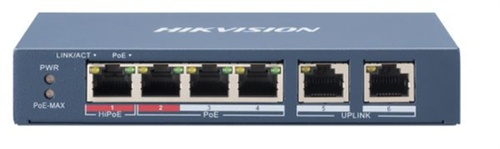 HIKVISION Hikvision DS-3E0106HP-E Switch - RETI | TecnoCARE.net Sabaudia, Latina, Terracina, San Felice Circeo e Pontinia